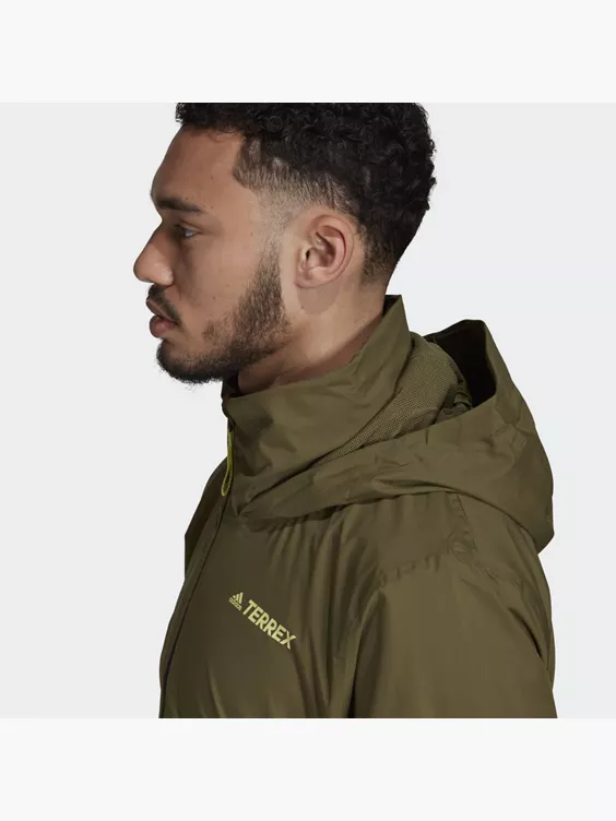 Adidas TERREX Multi RAIN.RDY Primegreen Two-Layer Regenjacke – Bild 2